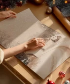 Çerçevesiz Poster Kış Yolculuğu thumbnail 2