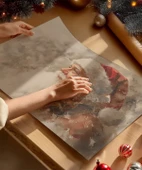 Çerçevesiz Poster Noel Baba'nın Yolu thumbnail 2