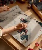 Çerçevesiz Poster Kızak Yarışı thumbnail 2