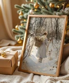 Çerçevesiz Poster Beyazda Ağaç Arayışı thumbnail 1