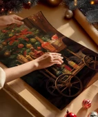 Çerçevesiz Poster Altın Detaylı Yılbaşı thumbnail 2