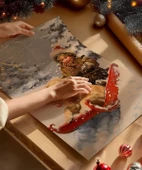 Çerçevesiz Poster Kızak Keyfi thumbnail 3