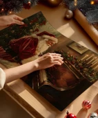 Çerçevesiz Poster Müzikal Noel Baba thumbnail 3