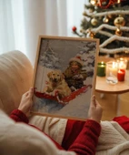 Çerçevesiz Poster Kızak Keyfi thumbnail 2