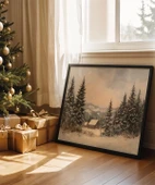 Çerçevesiz Poster Çamlar Arasında Sessiz Bir Köşe thumbnail 1