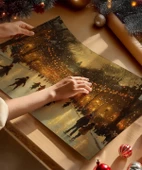 Çerçevesiz Poster Kış Gecesi Festivali thumbnail 2