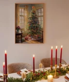 Çerçevesiz Poster Klasik Yılbaşı Dekoru thumbnail 1