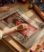 Çerçevesiz Poster Yılbaşı Çelengi thumbnail 2