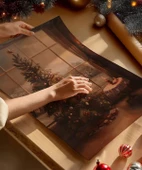 Çerçevesiz Poster Sıcak Yılbaşı Ağacı thumbnail 2