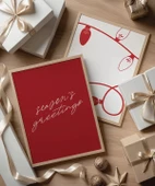 Çerçevesiz Poster Işıltılı Selam 2'li thumbnail 1