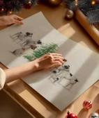 Çerçevesiz Poster Noel Ağacının Bekçileri thumbnail 2