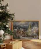 Çerçevesiz Poster Noel Köyü thumbnail 1