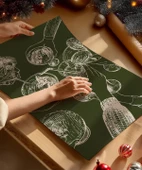 Çerçevesiz Poster Yeşil Kutlama thumbnail 2