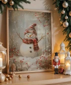 Çerçevesiz Poster Beyaz Dost thumbnail 1