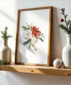 Çerçevesiz Poster Kış Çiçekleri thumbnail 1