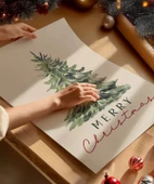 Çerçevesiz Poster Noel Çamı Rüyası 2'li - 2