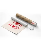 Çerçevesiz Poster Love You Most thumbnail 9