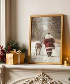 Çerçevesiz Poster Karla Kaplı Yol thumbnail 1