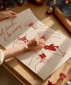 Çerçevesiz Poster Eat, Drink & Be Merry Kutlama ve Neşe thumbnail 2