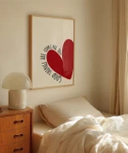 Çerçevesiz Poster Good Things Are Coming Kalp Tasarımlı thumbnail 4