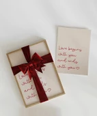 Çerçevesiz Poster Love Begins and Ends With You thumbnail 2