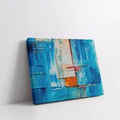 Mavi Derinlikler Kanvas Tablo thumbnail 2