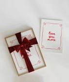 Çerçevesiz Poster Love You More El Yazısı ve Çerçeve Tasarımlı thumbnail 2