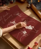 Çerçevesiz Poster Sıcak Yılbaşı Sofrası thumbnail 2