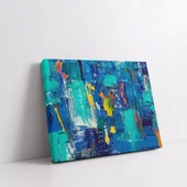 Mavi Rüya Dalgaları Kanvas Tablo thumbnail 2