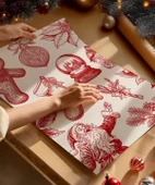 Çerçevesiz Poster Klasik Yılbaşı Simgeleri thumbnail 2