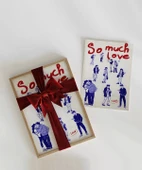 Çerçevesiz Poster So Much Love Çizim thumbnail 2