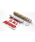 Çerçevesiz Poster Love Actually Tipografi thumbnail 8