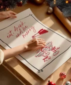 Çerçevesiz Poster Şık Yılbaşı Sofrası thumbnail 2