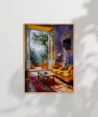 Çerçevesiz Poster Akdeniz İç Mekânları thumbnail 6