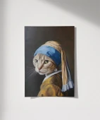 Çerçevesiz Poster Kediyle Yeniden thumbnail 1