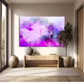 Mor Gezegen Kanvas Tablo thumbnail 1