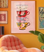 Çerçevesiz Poster Pastel Ev Hali thumbnail 3