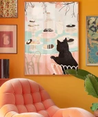 Çerçevesiz Poster Kedi Günlükleri thumbnail 4