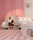 Çerçevesiz Poster Pati ve Pastalar thumbnail 3