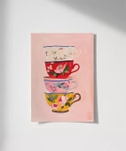 Çerçevesiz Poster Pastel Ev Hali thumbnail 1