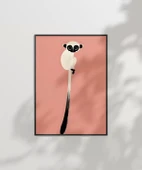 Çerçevesiz Poster Sessiz Hayvanlar thumbnail 6