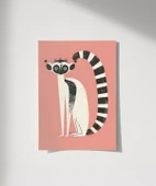Çerçevesiz Poster Lemur Günlükleri thumbnail 1