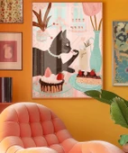 Çerçevesiz Poster Pati ve Pastalar thumbnail 4