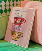 Çerçevesiz Poster Pastel Ev Hali thumbnail 5