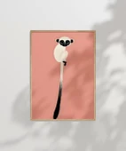 Çerçevesiz Poster Sessiz Hayvanlar thumbnail 7