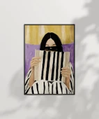 Çerçevesiz Poster Çizgili Düşünceler Serisi thumbnail 6