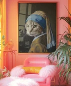 Çerçevesiz Poster Kediyle Yeniden thumbnail 5