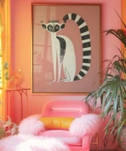 Çerçevesiz Poster Lemur Günlükleri thumbnail 4