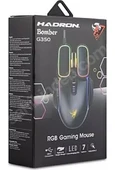Hadron Bomber G350 Kablolu Oyuncu Mouse Rgb 6400 Dpi 150Cm Siyah thumbnail 2