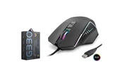 Hadron Shooter G330 Kablolu Oyuncu Mouse Rgb 6400 Dpi 150Cm Siyah thumbnail 1